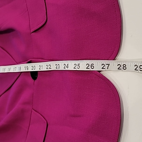Kasper Single Button Blazer Jacket Fuschia 16W - Picture 10 of 13